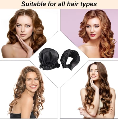 Heatless Curls Overnight Hair Curlers, 6 PCS Satin Flexi Rods Set - Image 4