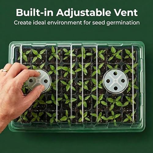 Gardzen 5 Pack 40 Cell BPA Free Seed Starter Tray Kit - Image 6