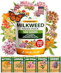 HOME GROWN Milkweed Seeds, 5 Variety Mix, 500+ Seeds, Asclepias syriaca by HOMEGROWN