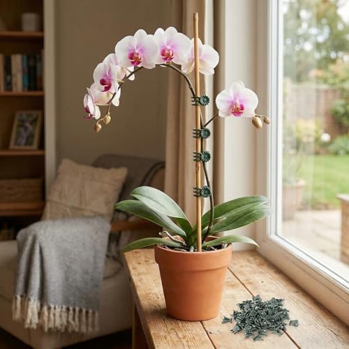Plant Clips 50 Pcs, Orchid Support Clips, Flower Vine Garden Clips for Climbing Plants - Image 6
