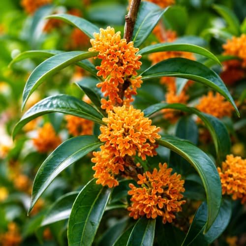 Orange Sweet Olive Shrub/Tree - 14-20" Tall Live Plant - Gallon Pot - Image 3