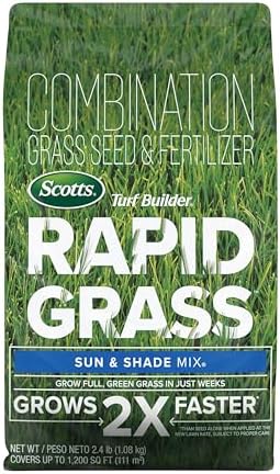 Scotts Turf Builder Rapid Grass Sun & Shade Mix, 2.4 lbs. by Unknown