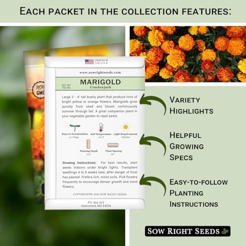 Sow Right Seeds - Insect & Pest Repellent Seed Collection for Planting - Image 2
