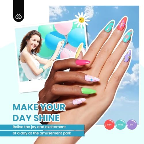 Beetles 85 Pcs Gel Nail Polish Kit with U V Light 55 Colors Gel Nail Kit - Image 6