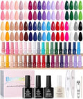 Beetles Gel Nail Polish Set, 36 Colors Pink Purple Red Green Blue Brown by beetlesGelPolish