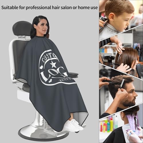Custom Barber Cape Customized Haircut Capes Logo Text Photo Salon Hairdressing Apron for Home and Barbershop - Image 7