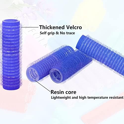 36PCS Self Grip Small Hair Curlers Heatless Roller Hair Curlers Pro Salon Hairdressing Curler DIY Curly Hairstyle Hair Rollers Tools Rat Tail Comb for Women Medium Short Hair(0.8 x 2.4 Inch) - Image 3