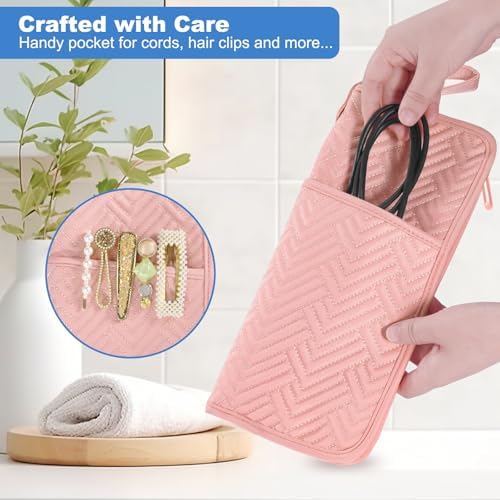 SITHON Hot Tools Holder & Mat, Heat Resistant Hair Tools Travel Bag - Image 5
