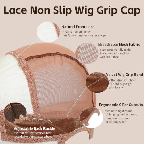 Adjustable Wig Cap MAX HD Lace Secure Headband for Glueless Wig - Image 4
