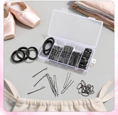 Black Bun Maker, Hair Donuts for Buns,Ballet Bun Kit - Image 5