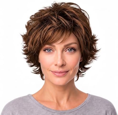 Raquel Welch Women's All-Over-Layers Short Brown Wig, VOLTAGE by Unknown