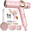ELLA BELLA® Ionic Hair Dryer with Diffuser - Negative Ion Blow Dryer, Quiet by ellabella