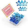 JASVERLIN Blue Star Snap Hair Clips, Y2K Hair Accessories 36 Pcs by JASVERLIN