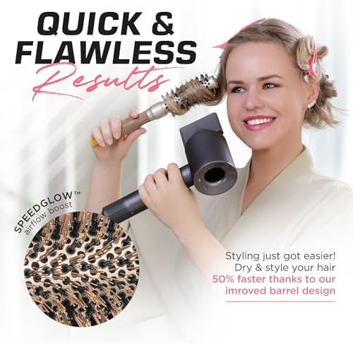 Fagaci Small Round Brush with Natural Boar Bristle for Blow Drying, Hair Styling, and Volume | Nano Technology Ceramic + Ionic for Healthy Hair - Image 6