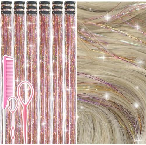 Hair Tinsel Clip in Gold-pink Fairy Hair Tinsel Kit by Rootoofocusesonthesecretstoenhancingwomensbeauty