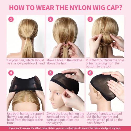 FANDAMEI 12PCS Wig Cap, Black Wig Cap, Wig Caps For Women, Hair Net For Wig - Image 5