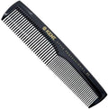 Kent SPC85 5 inch Salon-Style Dressing Cutting Comb with Wide and Fine Teeth Professional Barber Haircut Comb for Styling and Teasing, Hard Rubber, Anti-static, Unbreakable & Heat Resistant by KENT