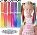 Girl hair accessories, children's colorful braided hair extensions by HUJIANWEN