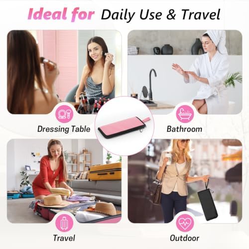 2-in-1 Heat Resistant Mat & Storage Bag with Pocket for Hair Tools - Image 7