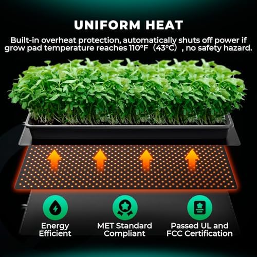 MARS HYDRO 10" x 20.75" Seedling Heat Mat with Digital Thermostat - Image 2