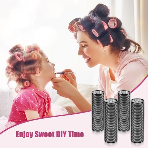 WILLBOND 4 Pcs Aluminum Thermal Hair Rollers for Women, 4.1 X 1.2 Inch - Image 4