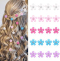 YISSION Colorful Rhinestone Hair Accessories - Mini Flower Hair Clips, Pins & Barrettes for Wedding, Bridal, Girls & Women by YISSION