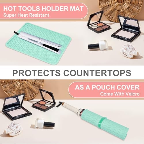 Suafrnut Oversize Silicone Heat Resistant Mat for Hair Tools(14.2" x 11") - Image 6
