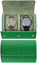 Watch Roll Travel Case for Men and Women- 2 Watch Storage and Organizer by ROSELLE