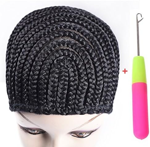 Refined Braided Wig Caps Crotchet Cornrows Cap For Easier Sew In Caps for Making Wig Glueless Hair Net Liner Crochet Wig Caps(Cornrows Caps 1pcs) by Refinedhair
