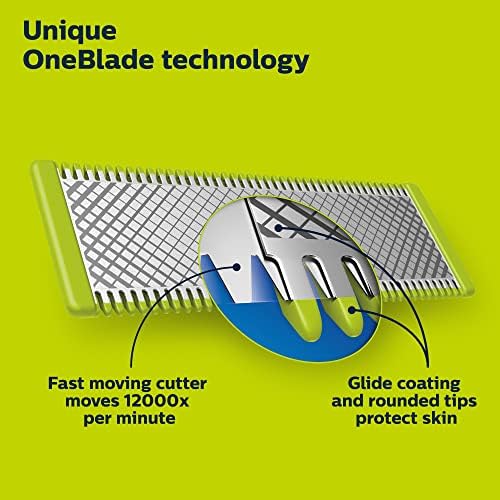 Philips Norelco OneBlade 360 Hybrid Electric Trimmer & Shaver with Replacement Blades, Frustration Free Packaging - Image 3