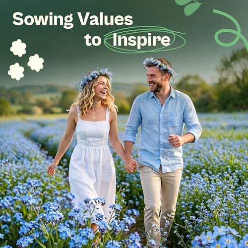 SVI 5000 Forget Me Not Seeds (Myosotis sylvatica) – Forget Me Not Flowers, Blue Wildflower Seed Packets Bulk – Heirloom Flower Seeds for Flower Garden, Outdoor Garden Borders & Ground Cover - Image 6