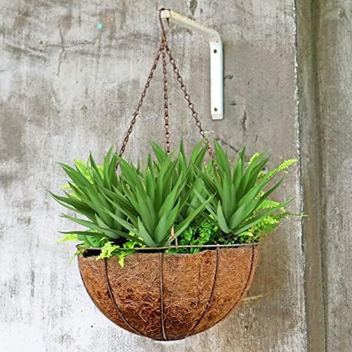 12 Pcs Artificial Succulents Unpotted Outdoor Agave Plants, Green - Image 4