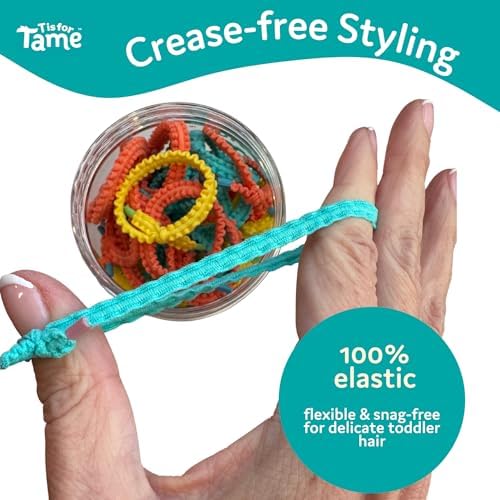 T is for Tame Hair Ties, Reusable Container, Kids & Toddlers, 30 Ct - Image 2