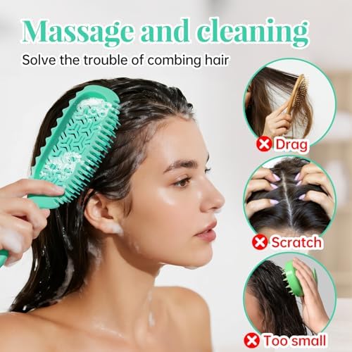 Curly Hair Lovers Gifts Detangler Wet & Dry Hair Brush for Women - Curl Defining Curly/Wavy Brush, Shower & Travel Friendly - Image 2