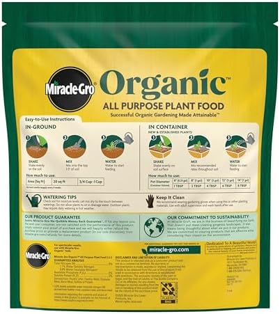 Miracle-Gro Organic All Purpose Plant Food, 3 lb. (2-Pack) - Image 2