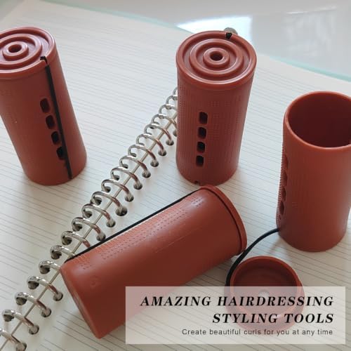 12 Pcs Perm Rods,Brown Perm Rods,1.57 Inch Large Perm Rod For Natural Hair - Image 4