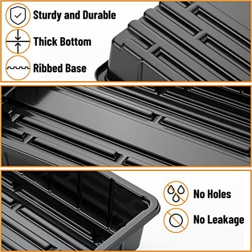 Mr. Pen- Seed Starter Trays, 5 Pack, 17"x10"x2.4" - Image 4