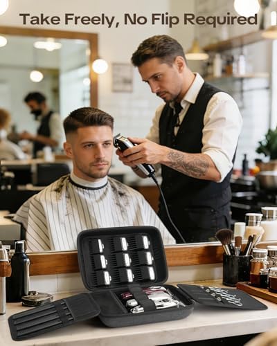 Hair Clipper Case for Surker/Wahl/Andis/Novah Men Razor Guard Grooming Kits - Image 4