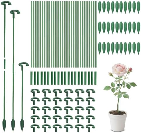 Pack of 30 Small Plant Stakes for Indoor Plants 6.7 Inches by Ruksifg