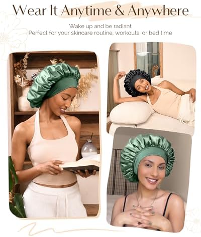 YANIBEST Hair Bonnet for Sleeping Women, Smooth Comfortable for Hair Care - Image 6