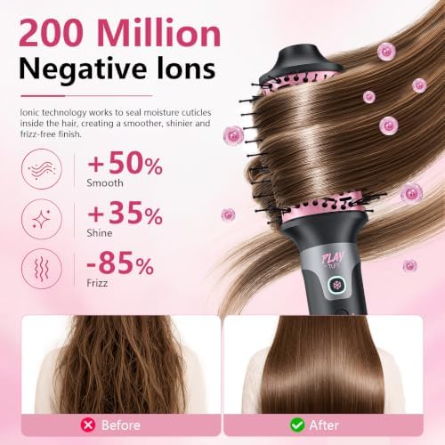 7-in-1 Air Styler Auto Wrap Curlers, Hair Dryer Brush w/Diffuser - Image 4
