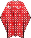 Barber Capes for Men Professional Haircut Capes with Snaps Salon Capes for Stylist -63"*56"(Red) by LxrEcksto