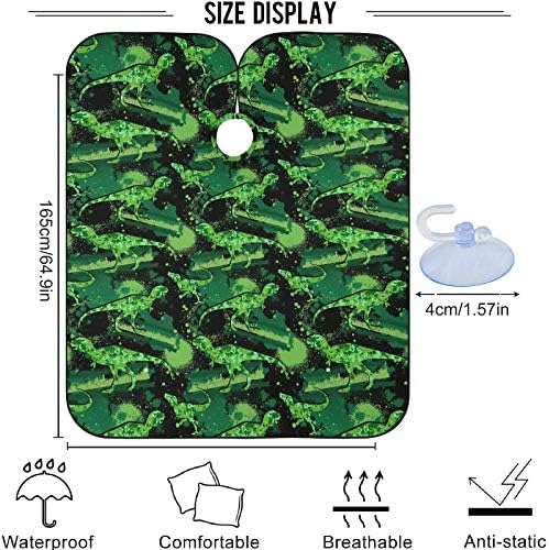 visesunny Professional Barber Cape Polyester Hair Cutting Salon Cape Apron Anti-Static Beard Bib Grooming Apron - Image 7
