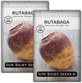 Sow Right Seeds - American Purple Top Rutabaga Seed for Planting Garden 2pk by SowRightSeeds