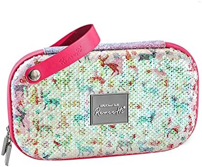 RemeeHi Lace Wig Travel Bag Storage Case, Hair Tools Hairdressing Bag, Stylist Cosmetic Organizer With Accessory Pockets Small G110 by RemeeHi