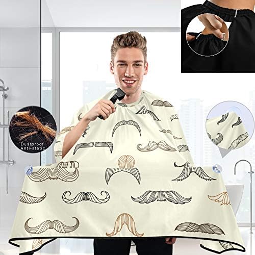 visesunny Professional Barber Cape Polyester Hair Cutting Salon Cape Apron Anti-Static Beard Bib - Image 3