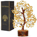 YATSKIA Yellow Aventurine Crystal Tree, Birthday Gifts for Women, Mom & Grandma, Handmade Gem Tree of Life, Boho Home, Room & Office Desk Decor, Thank You Gifts by YATSKIA