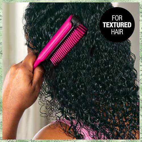 CONAIR x Tamera Mowry Collection Satin Swirl Print Hair Bonnet with bonus Curl Definition Brush - Nylon Bristle hairbrush - curl smoothing hair brush - features removable bristles - tie hair cap - Image 5