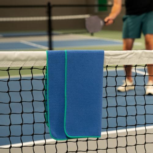 S&T INC. Microfiber Gym Towels, 3 Pack, 16" x 27", Honeycomb Brights - Image 6