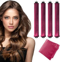 Seritant Heatless Curls Overnight with Satin Head Scarf, Velvet Hair Rollers for Blowout Look, No Heat Curling Rod for Long Thick Hair, Soft Sleep In Flexi Rods by Unknown
